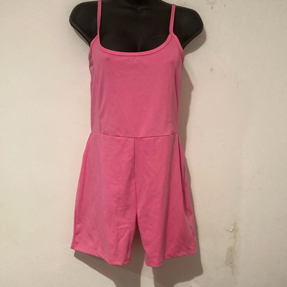 Barbie Pink Bodysuit One Piece with Spaghetti Straps Fitted Design comfortable